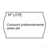 Rollos de etiquetas Meto 26×16 nº de lote